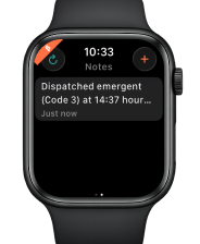 Apple Watch Notes screen